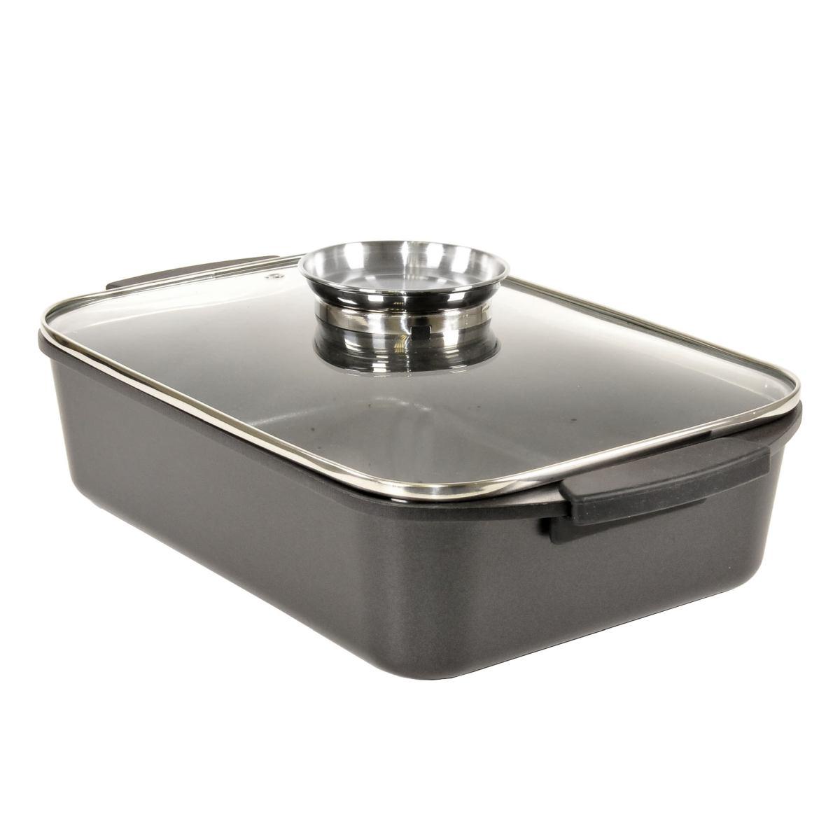 Lasagnera Mopita Q.B. Black Code con Coperchio cm.35x22 | Mopita