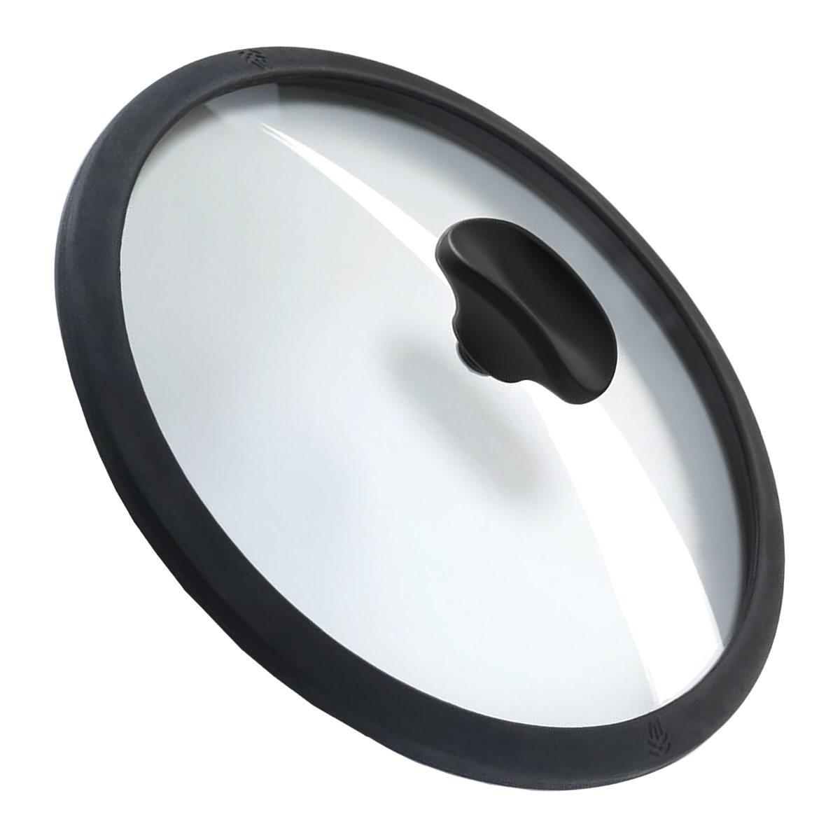 Coperchio Vetro Mopita Pomello Nero cm.Ø26 | Mopita