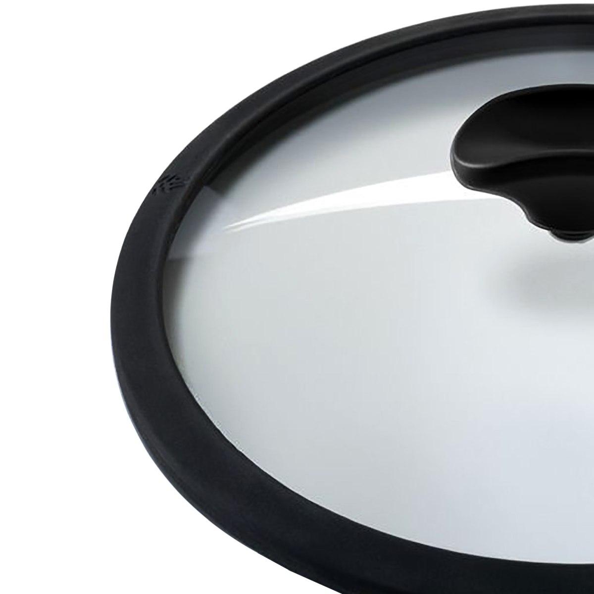 Coperchio Vetro Mopita Pomello Nero cm.Ø26 | Mopita
