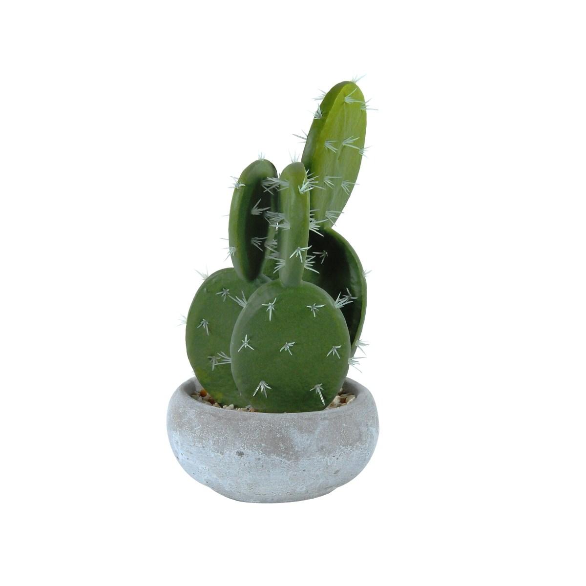 Fiore vasetto pianta grassa 12,5 x 23 cm