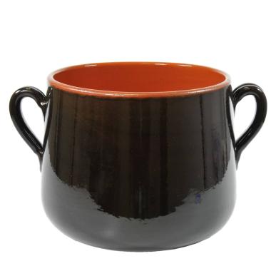 Pentola Marmitta Terracotta cm.Ø22 Valdelsa con Manici
