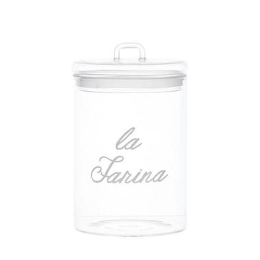 Barattolo Vetro Simple Day La Farina cm.Ø12x20 |Simple
