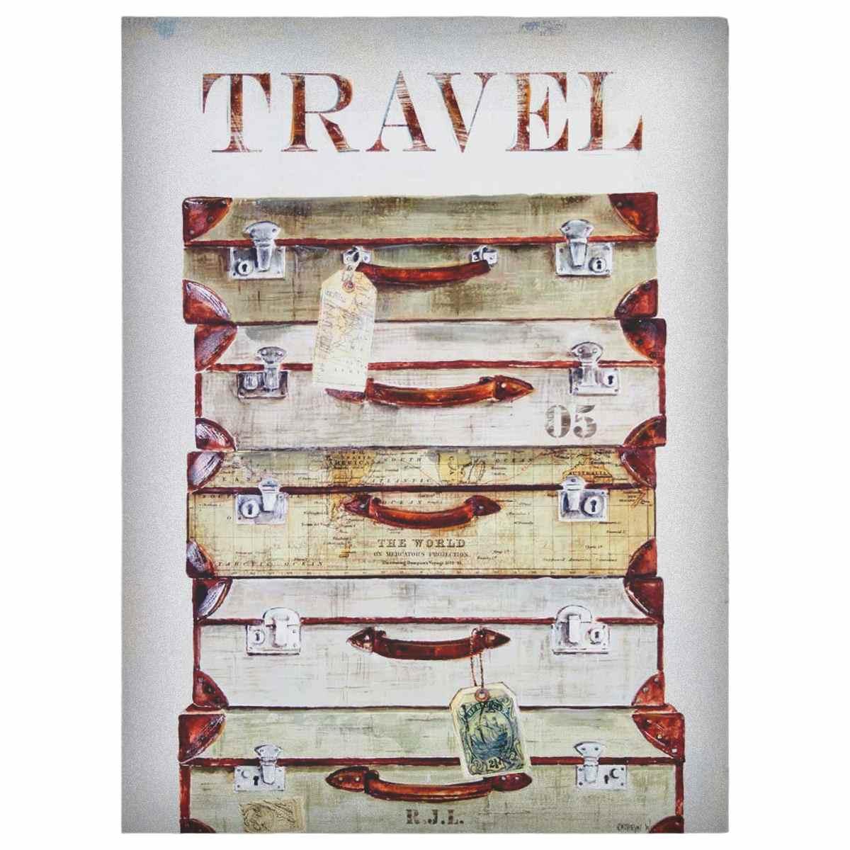Quadro tela travel 75 x 100 cm