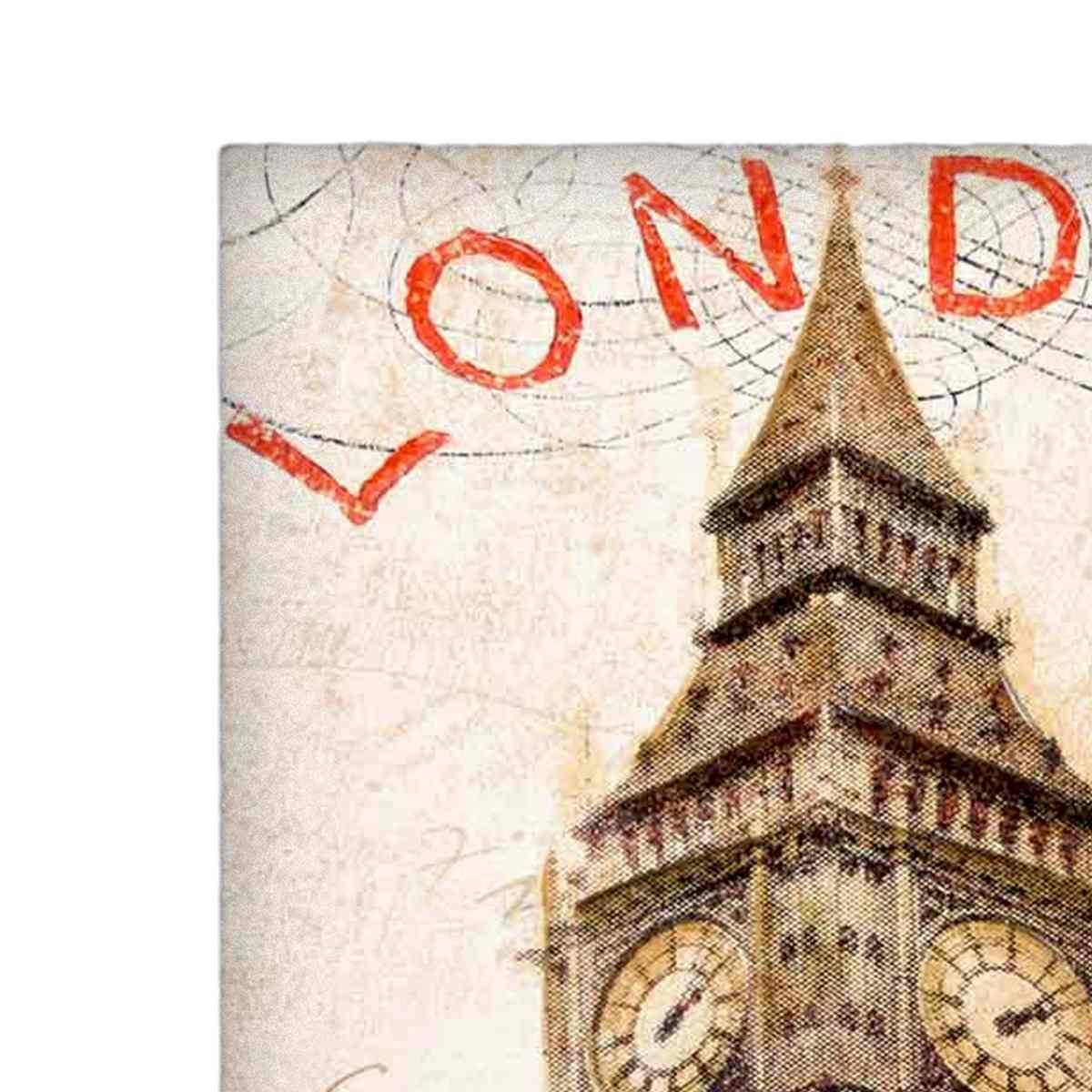 Quadro tela london 75 x 100 cm