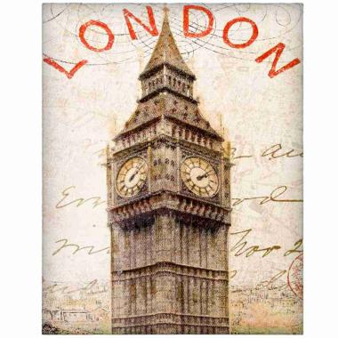 Quadro tela london 75 x 100 cm