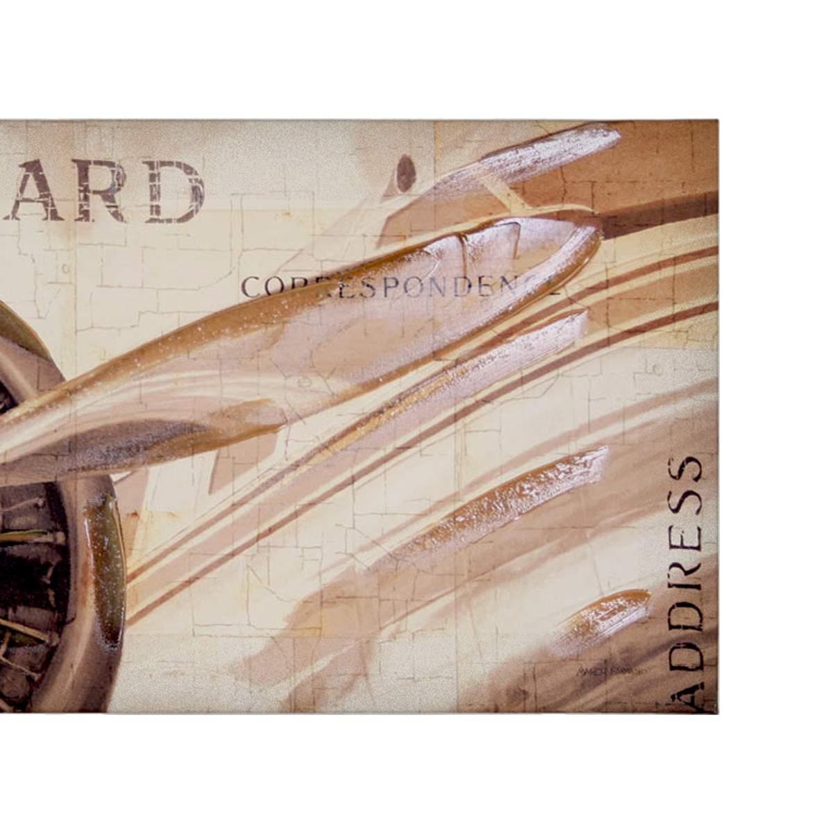 Quadro tela post card elica 40 x 80 cm