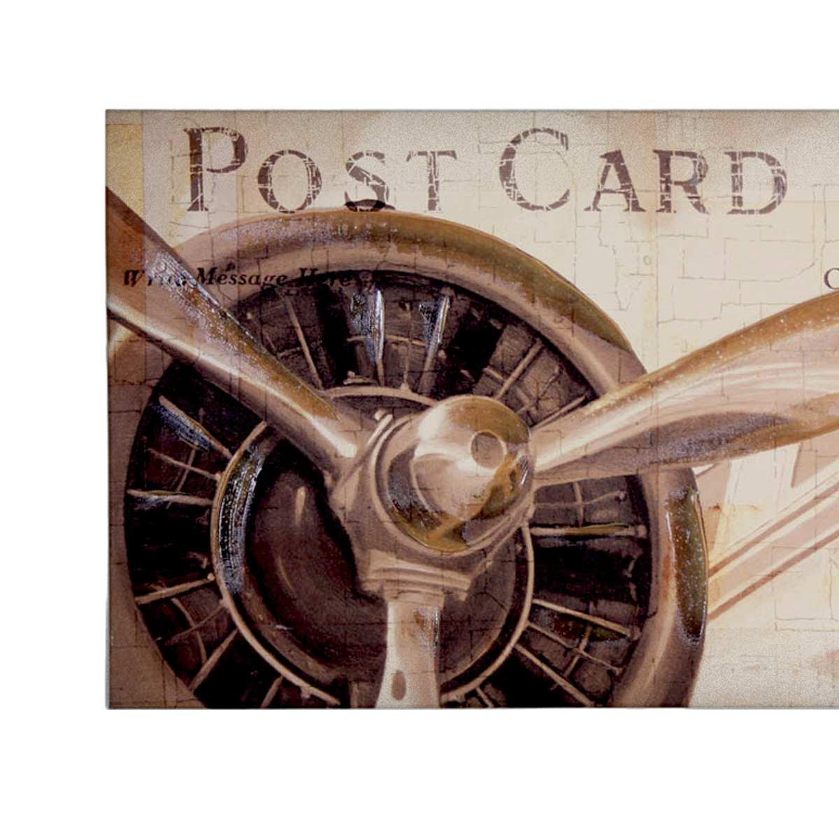 Quadro tela post card elica 40 x 80 cm