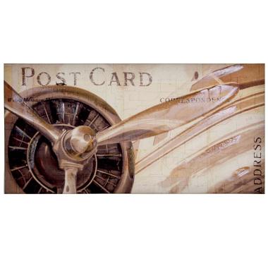 Quadro tela post card elica 40 x 80 cm