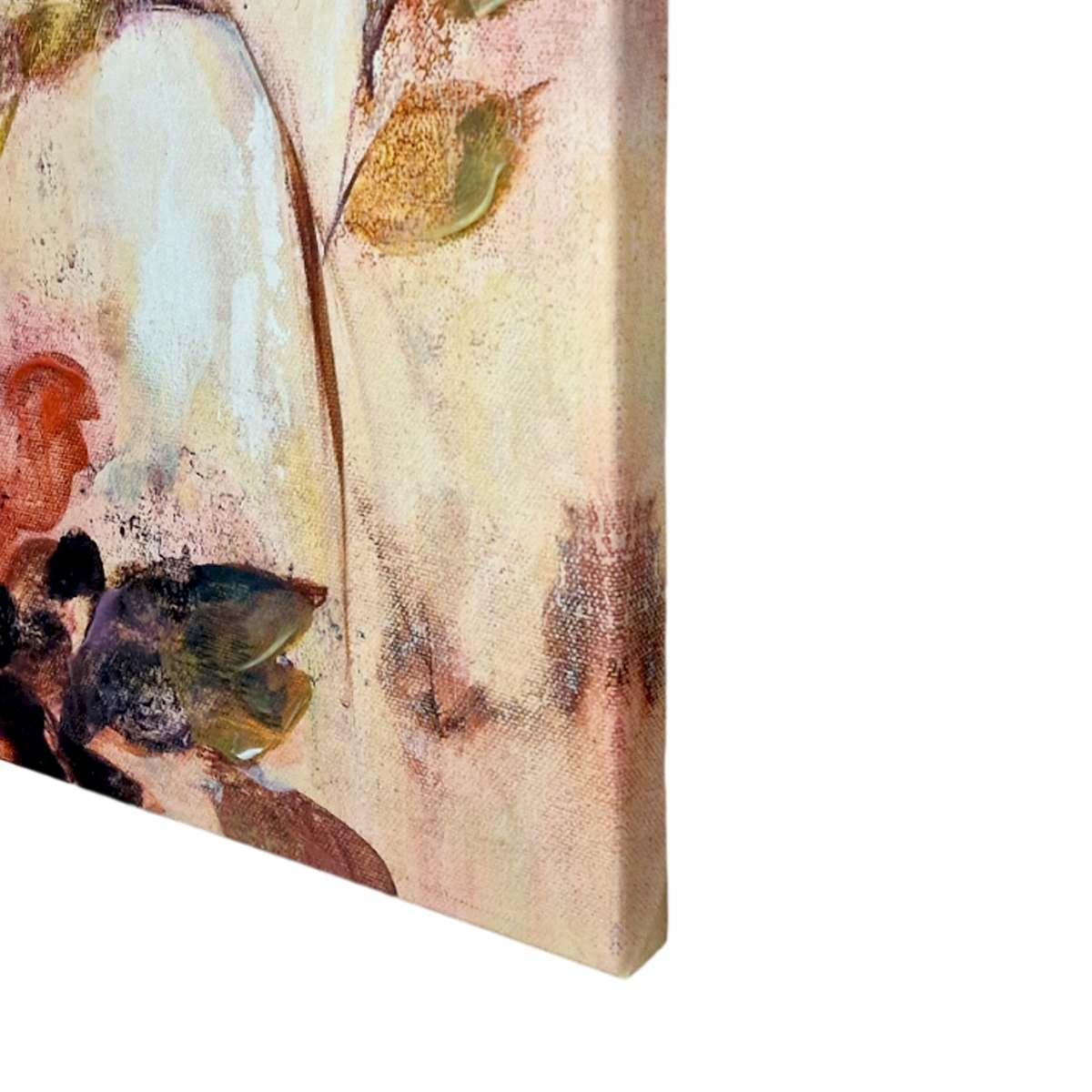 Quadro tela fiori 40 x 120 cm