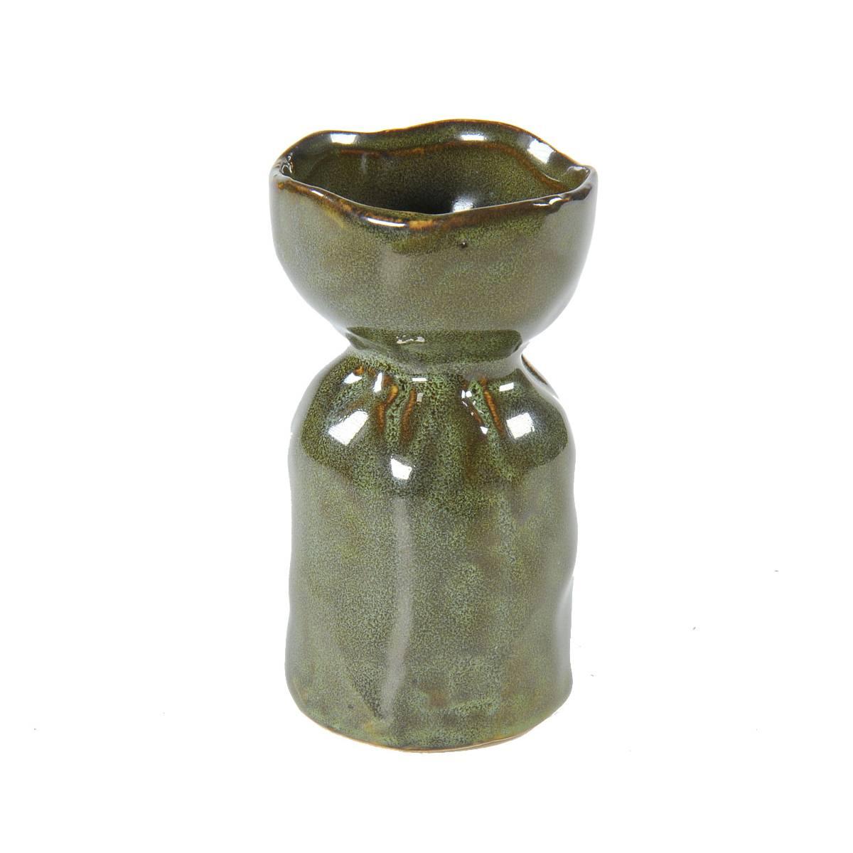 Vaso ceramica tulip verde