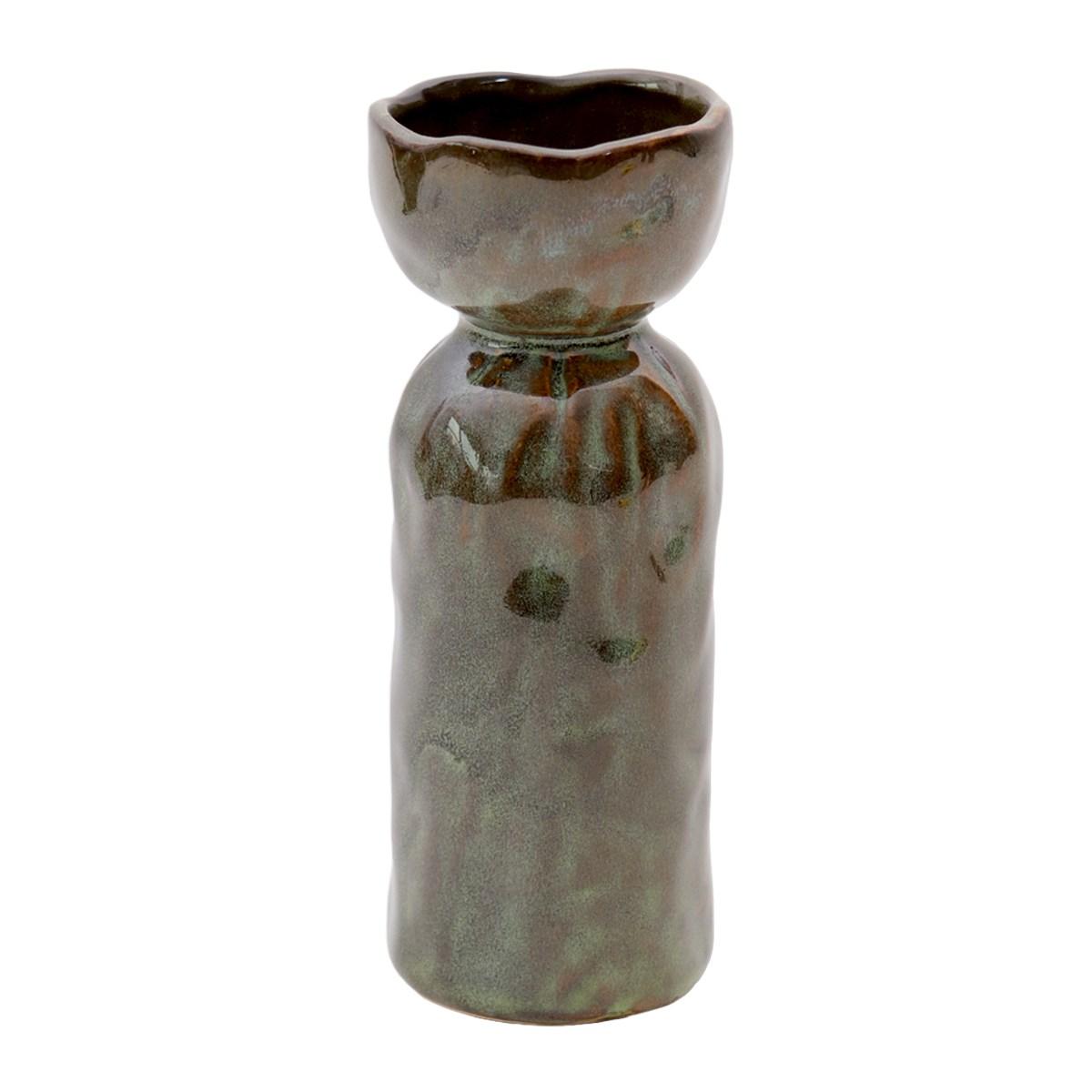 Vaso ceramica tulip verde