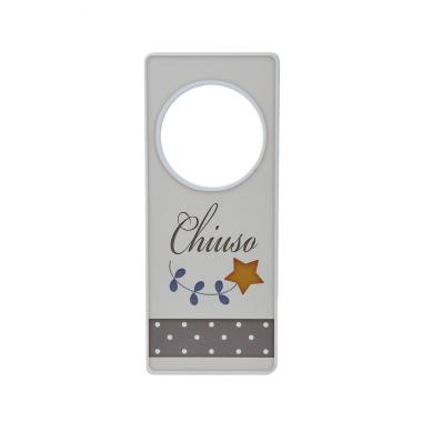 Appendino porta legno frase 8,5 x 20 cm