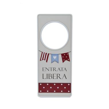 Appendino porta legno frase 8,5 x 20 cm