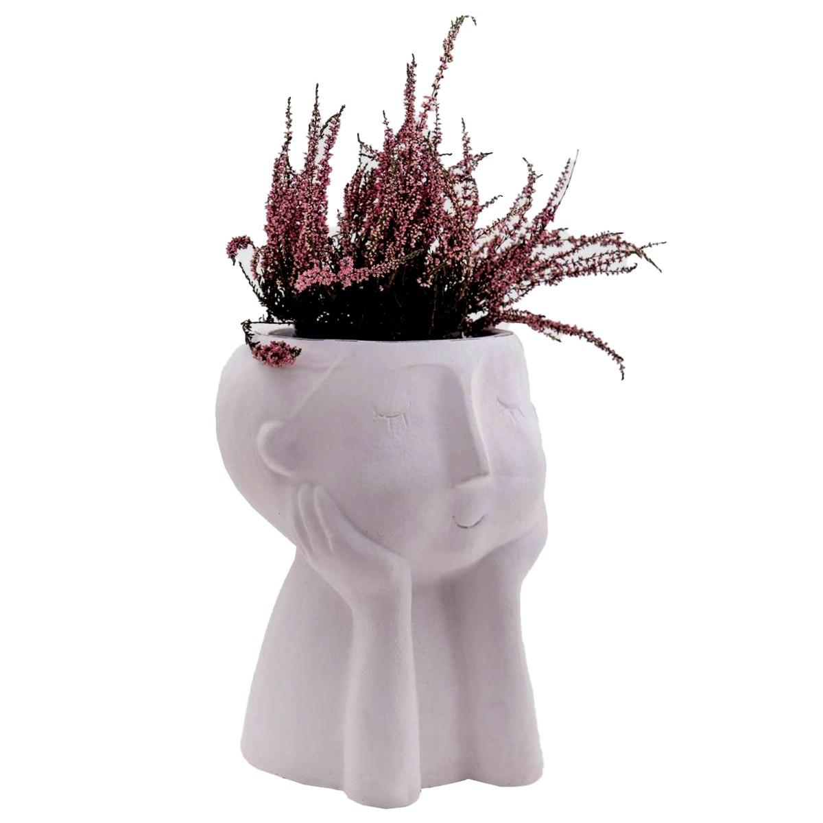Vaso terracotta armonia bianco 22,5 x 30 cm