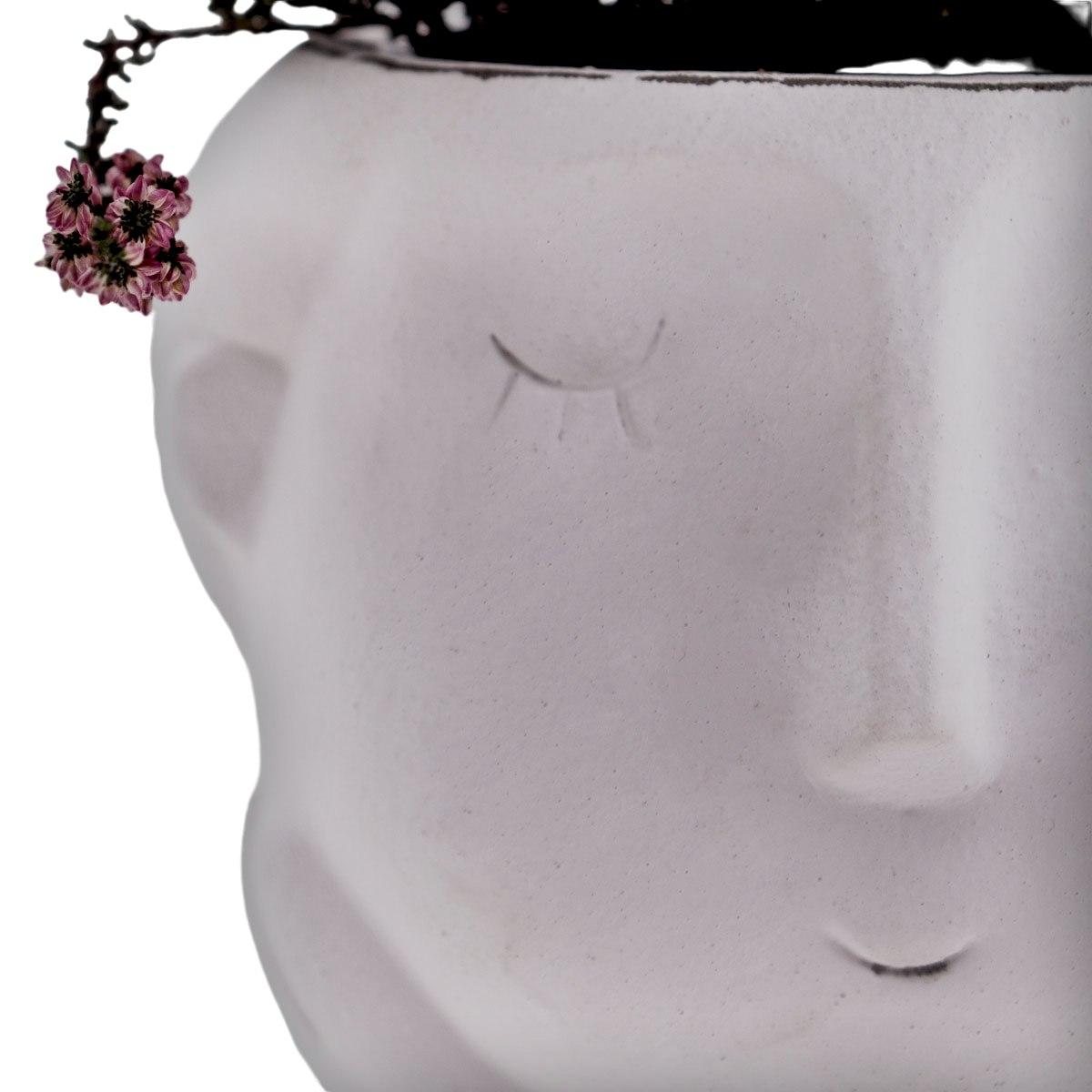 Vaso terracotta armonia bianco 22,5 x 30 cm