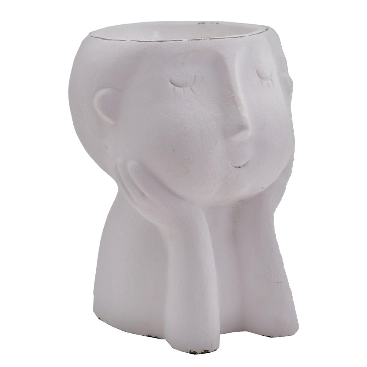 Vaso terracotta armonia bianco 22,5 x 30 cm