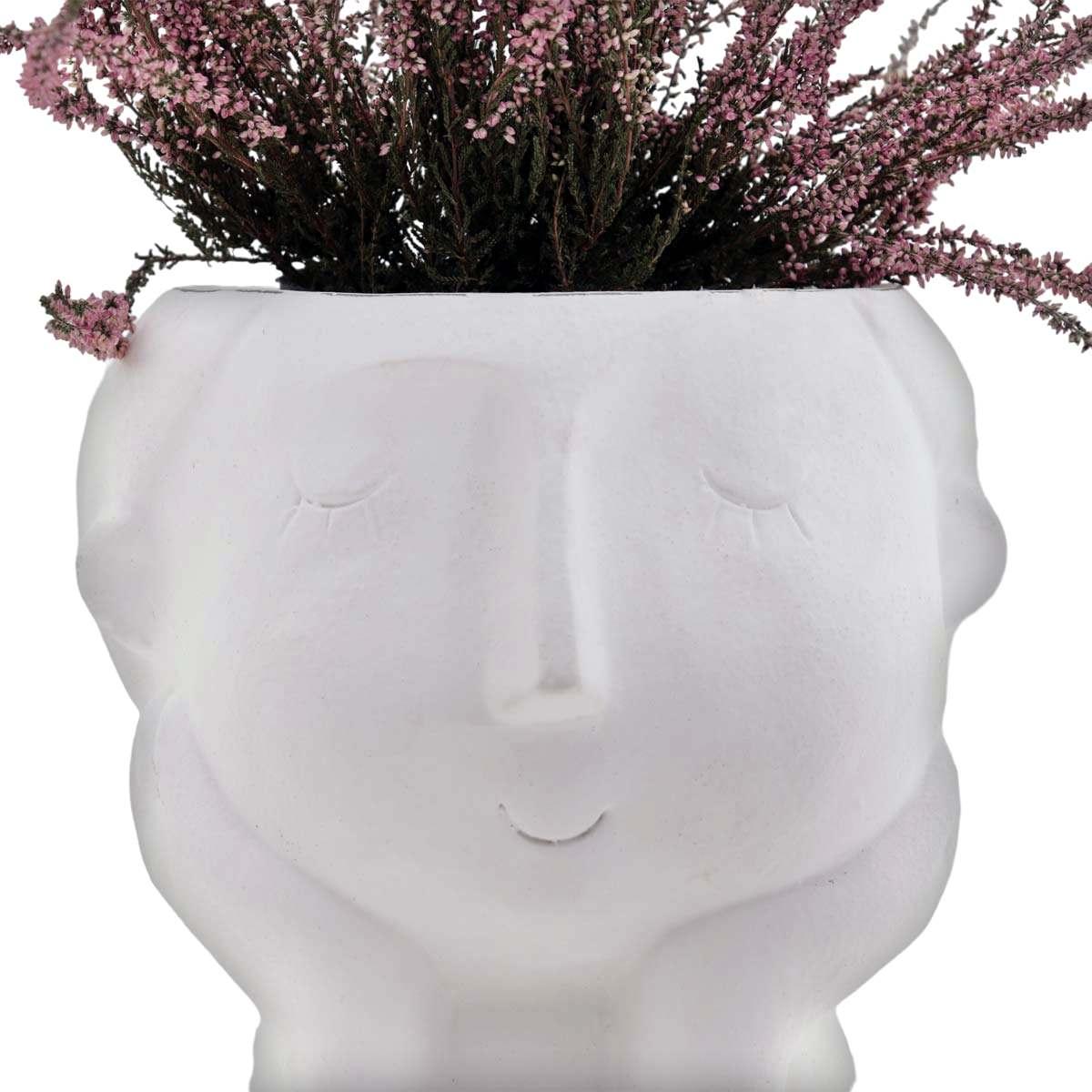 Vaso terracotta armonia bianco 22,5 x 30 cm