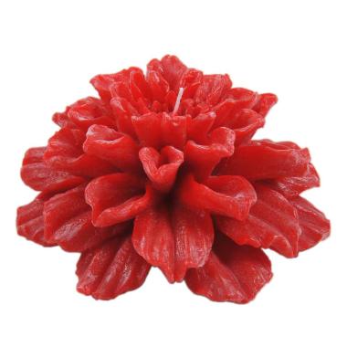 Candela natale dalia profumata rossa Ø 11 cm