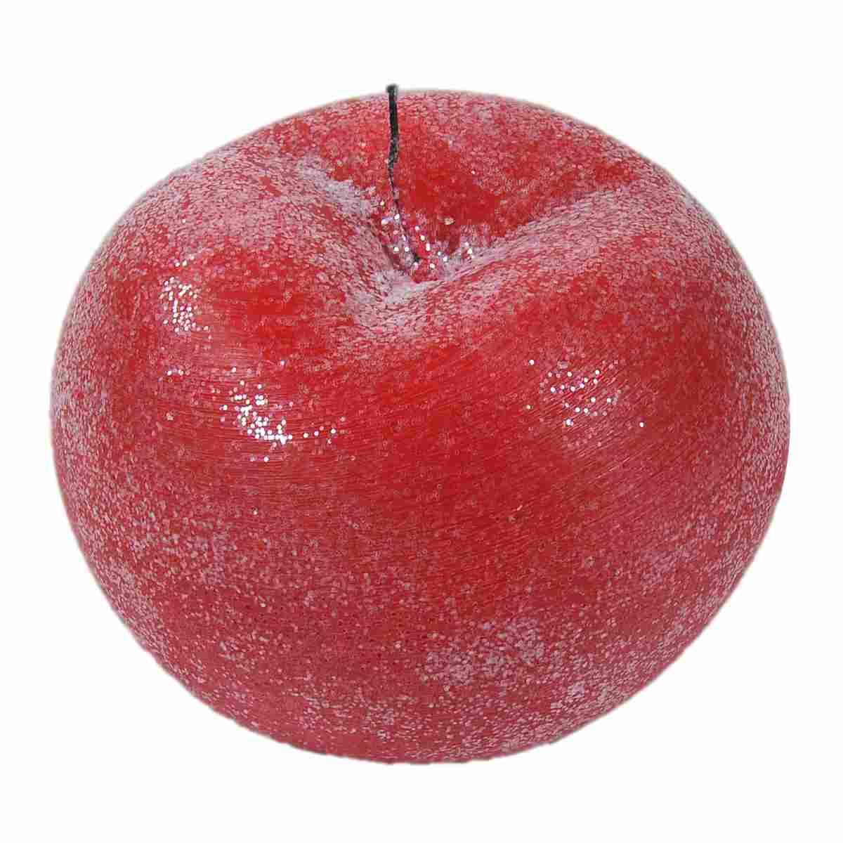 Candela natale mela profumata rossa bri Ø 15 cm