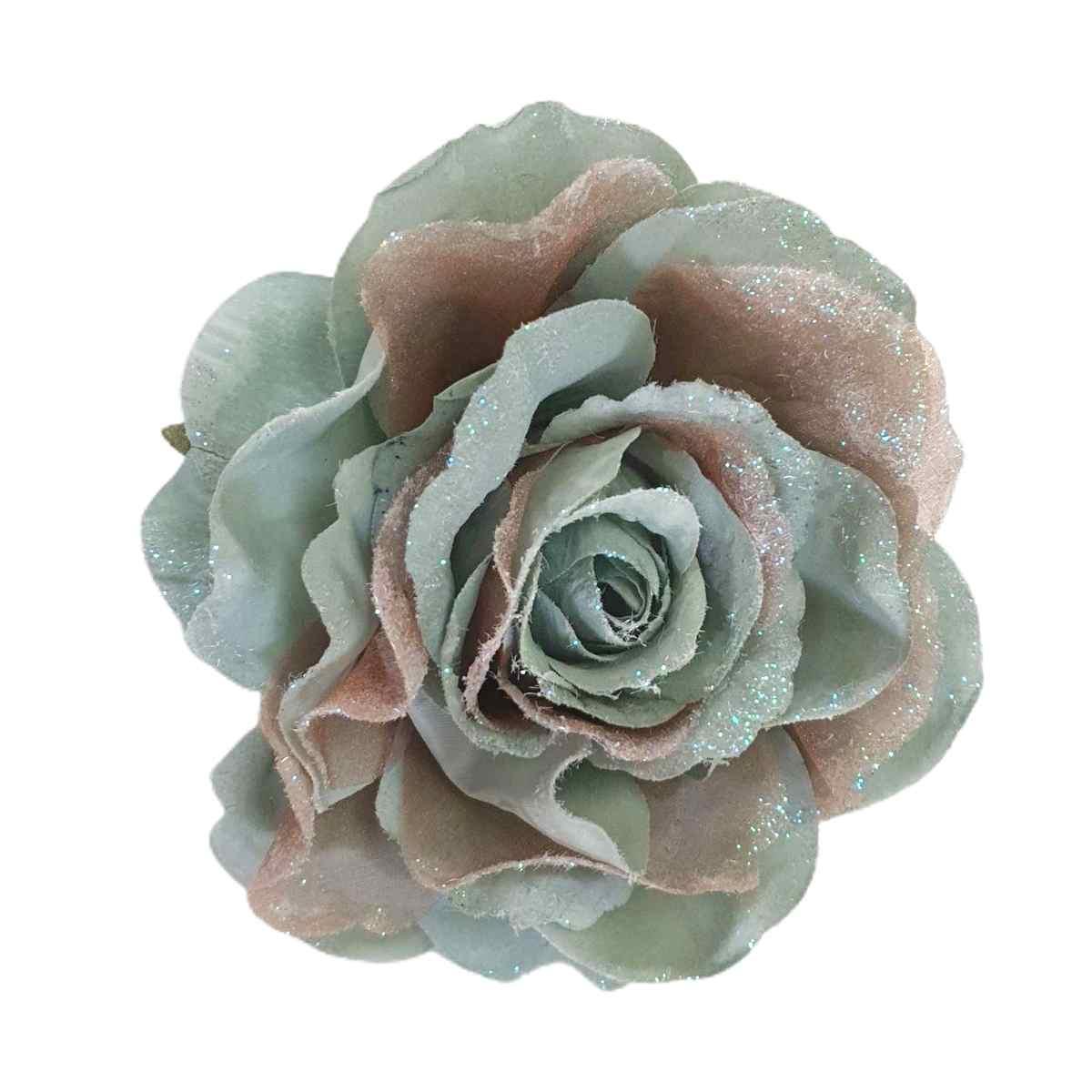 Fiore verde acqua