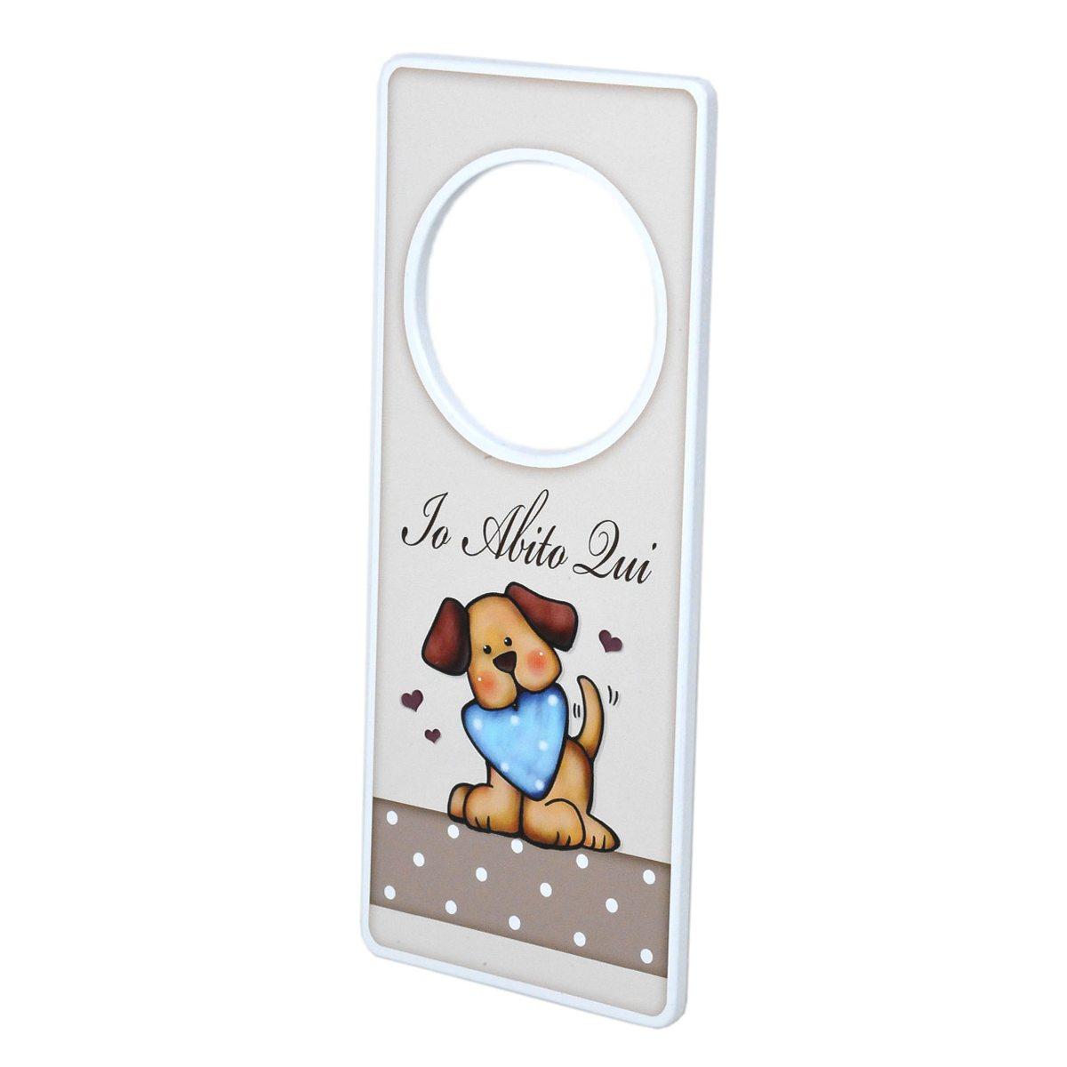 Appendino porta legno frase cane