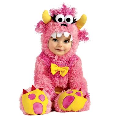 Costume mostro rosa