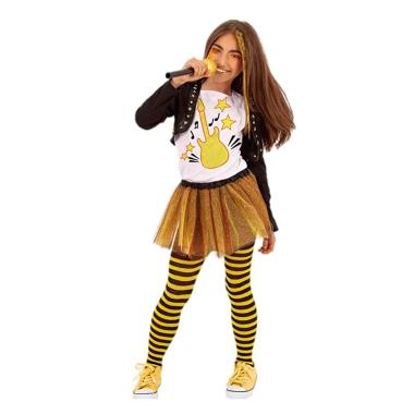 Costume pop girl band giallo