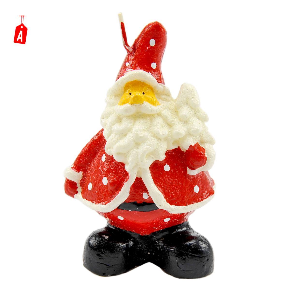 Candela natale disponibili 3 soggetti 9 cm