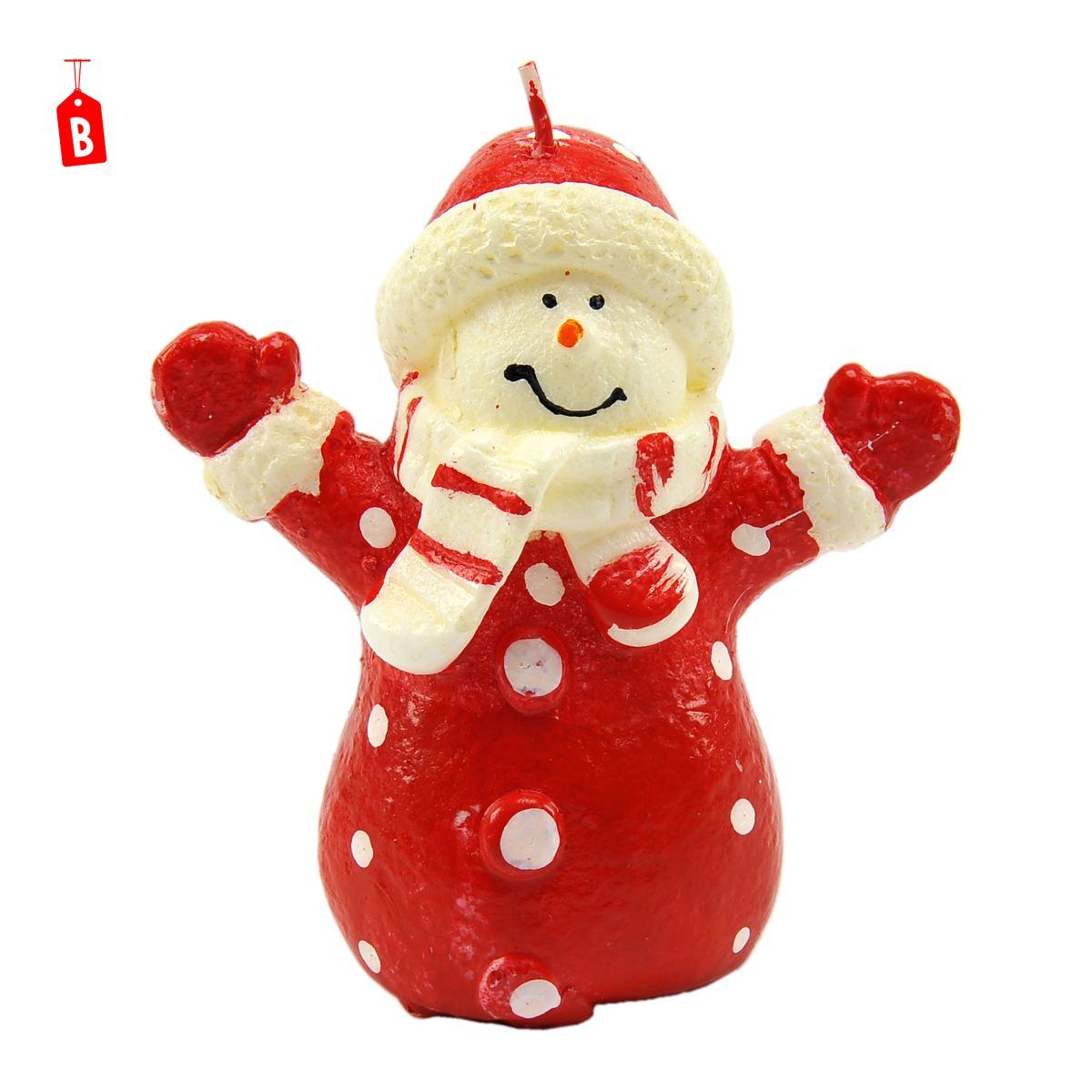 Candela natale disponibili 3 soggetti 9 cm