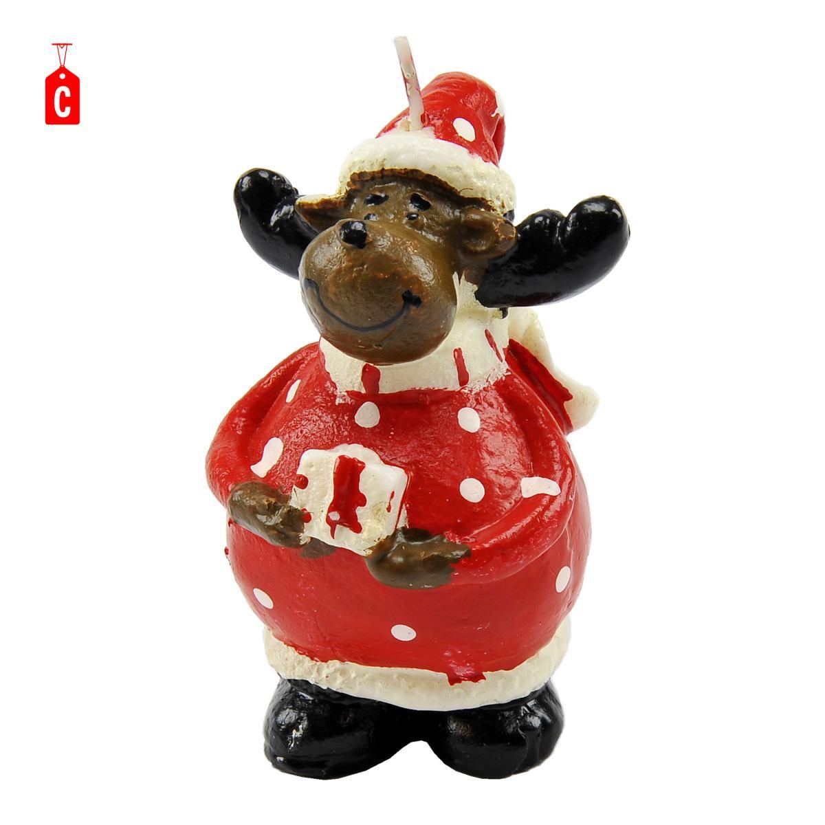 Candela natale disponibili 3 soggetti 9 cm