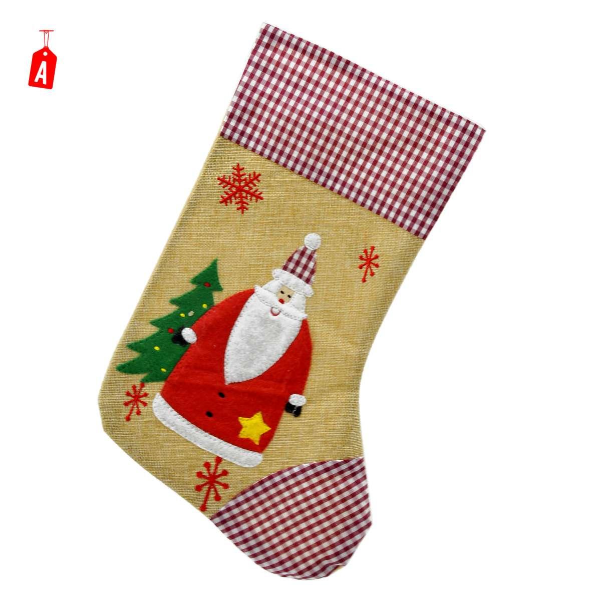 Calza befana juta 25 x 39 cm