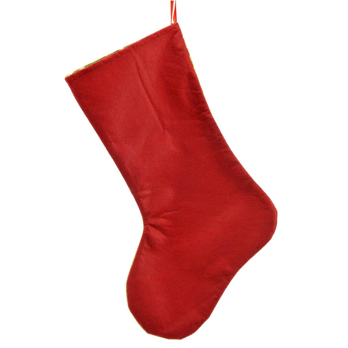 Calza befana decori natalizi 45 cm