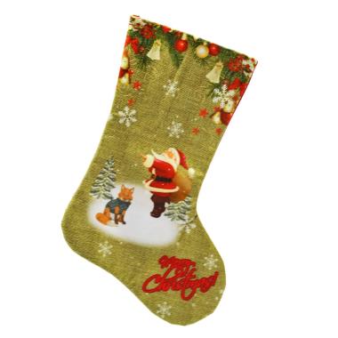 Calza befana decori natalizi 45 cm