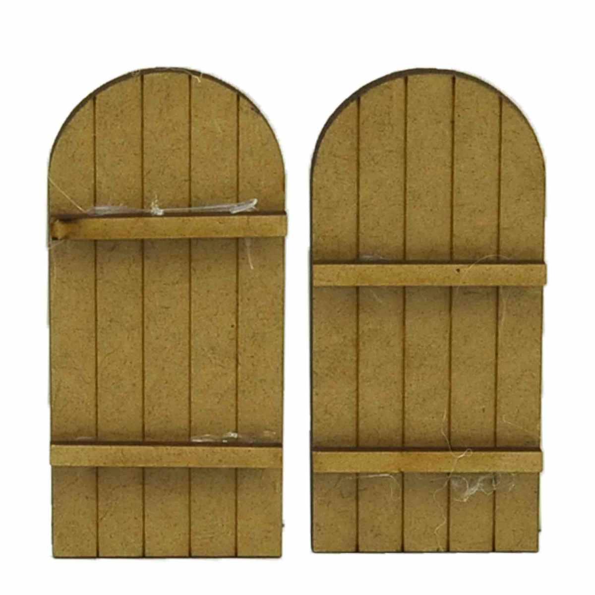 Portone presepe legno arco