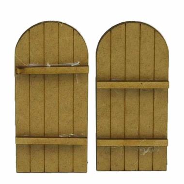 Portone presepe legno arco
