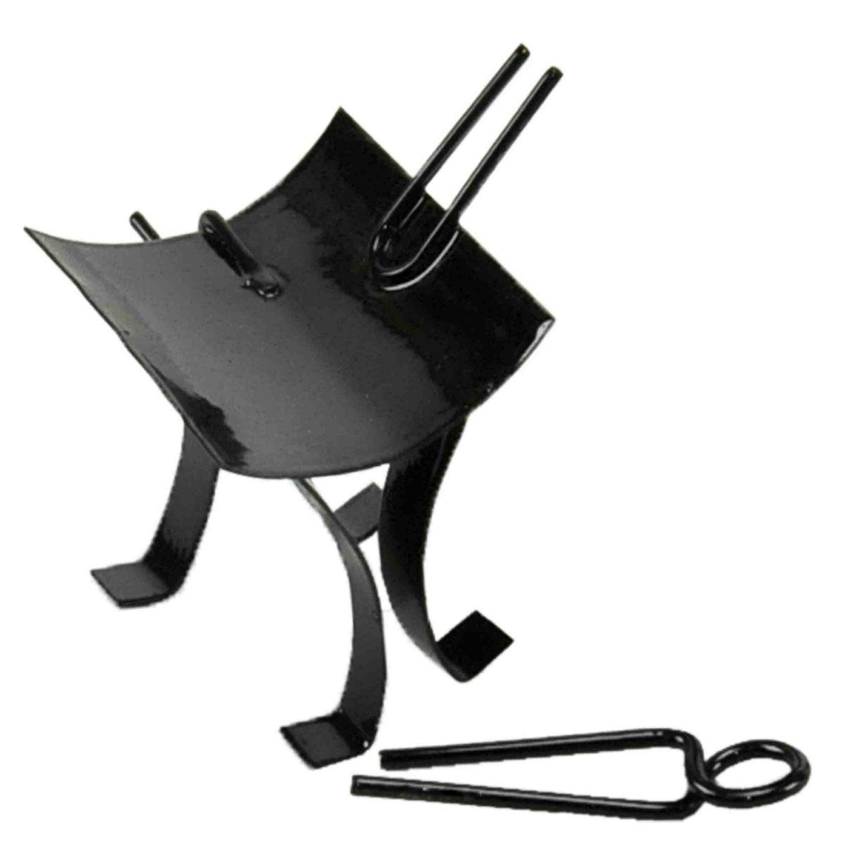 Bracere presepe metallo nero