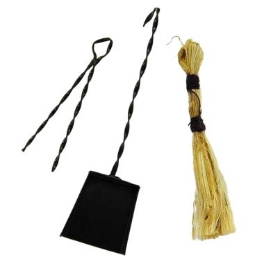 Caminetto presepe metallo