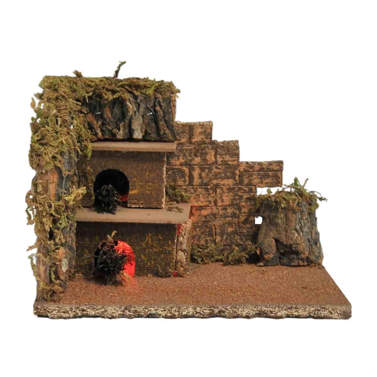 Forno presepe legna elettrico modello a