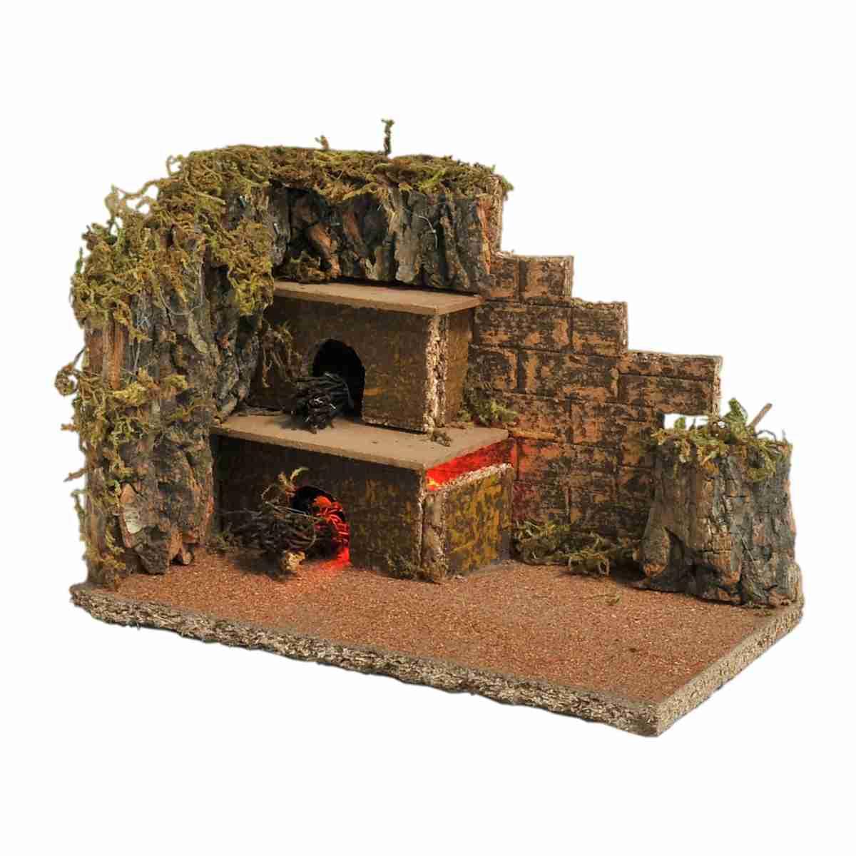 Forno presepe legna elettrico modello a