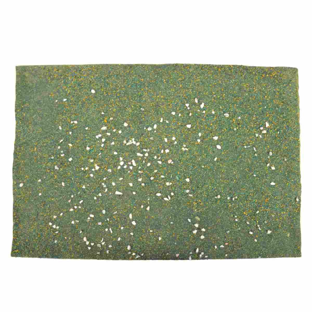 Tappeto presepe verde sassi