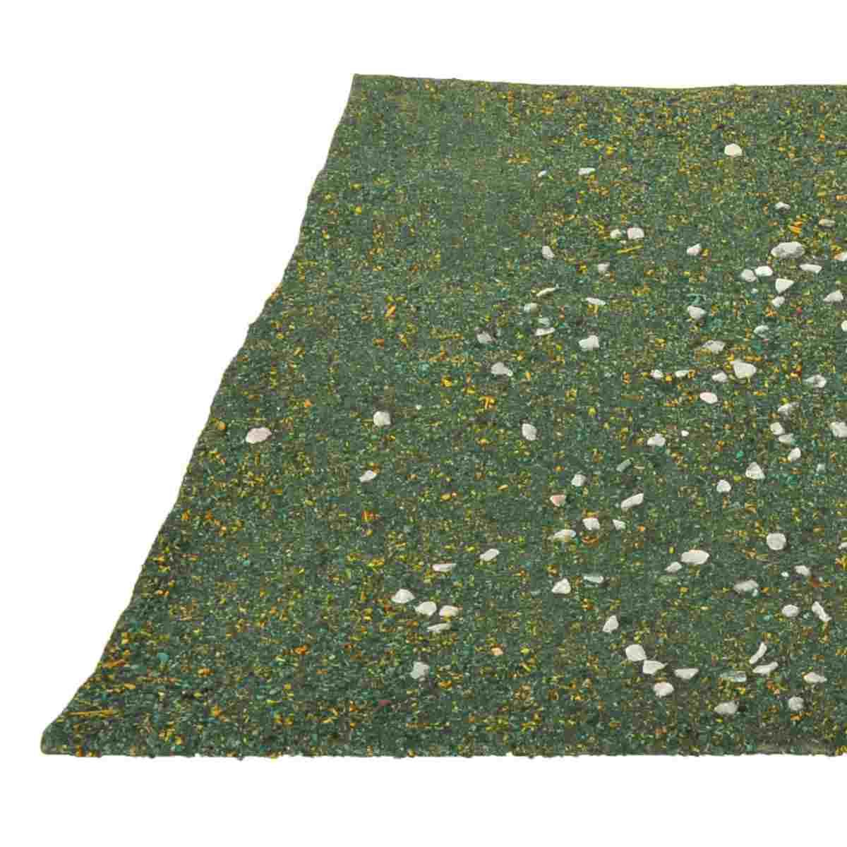 Tappeto presepe verde sassi