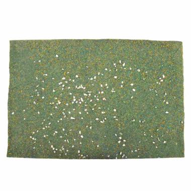 Tappeto presepe verde sassi
