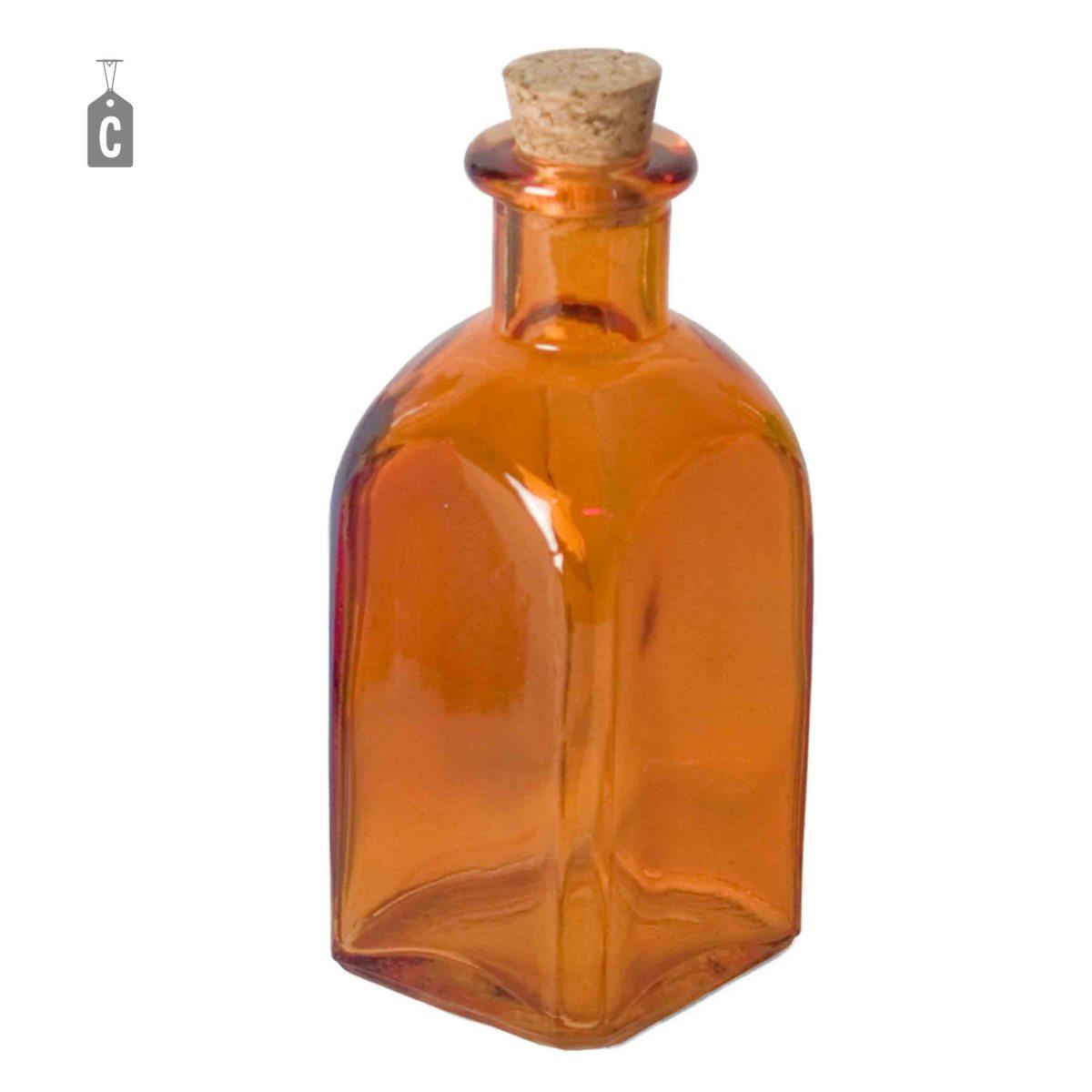 Bottiglia Vetro Lt.0,12 con Tappo Sughero 4 Col | M2 Store