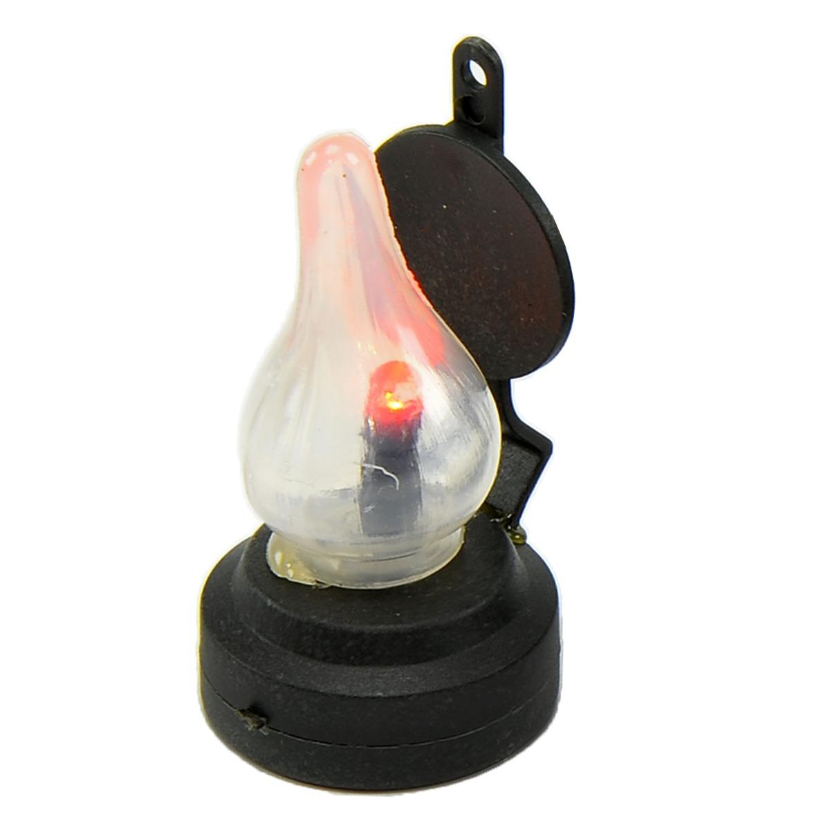 Lanterna presepe luce rossa batteria 3 modello v