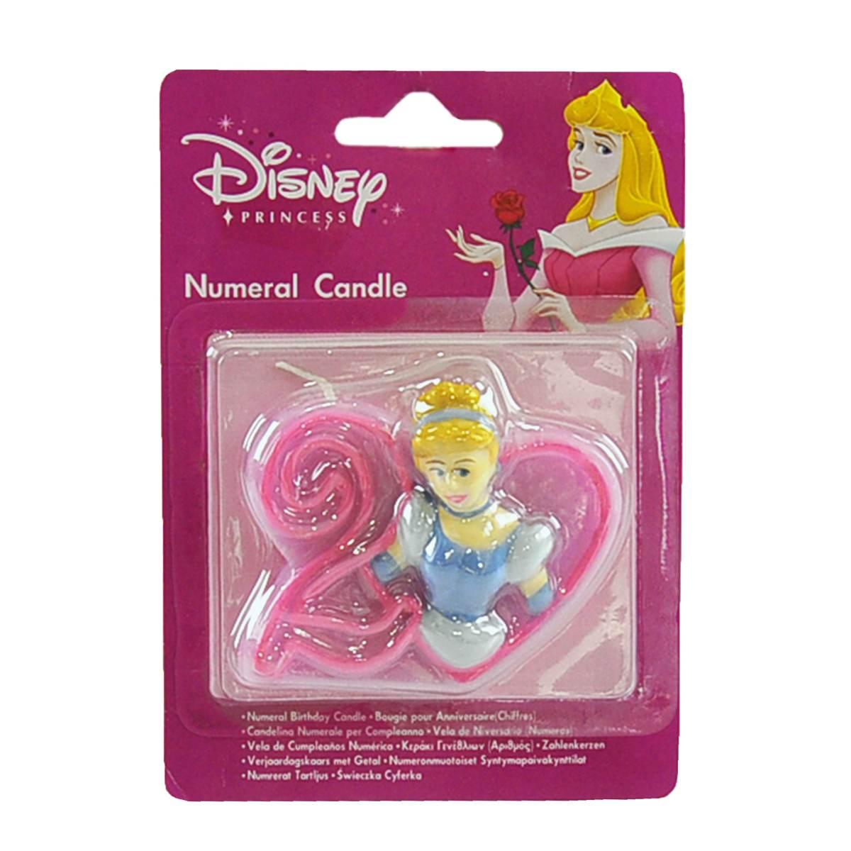 Candelina compleanno n 2 princess