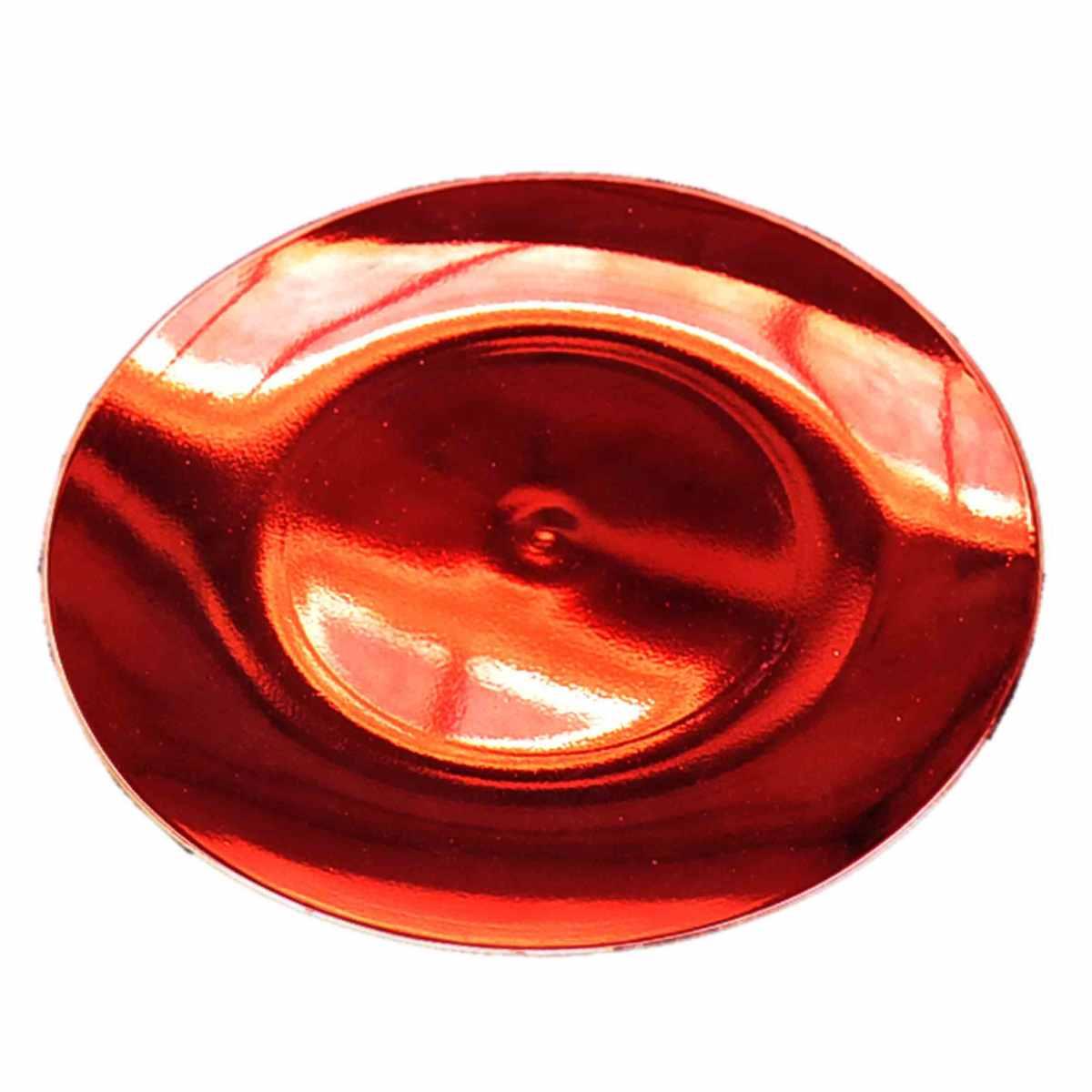 Piatto natalizio pvc rosso lucid Ø 33 cm
