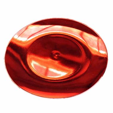 Piatto natalizio pvc rosso lucid Ø 33 cm
