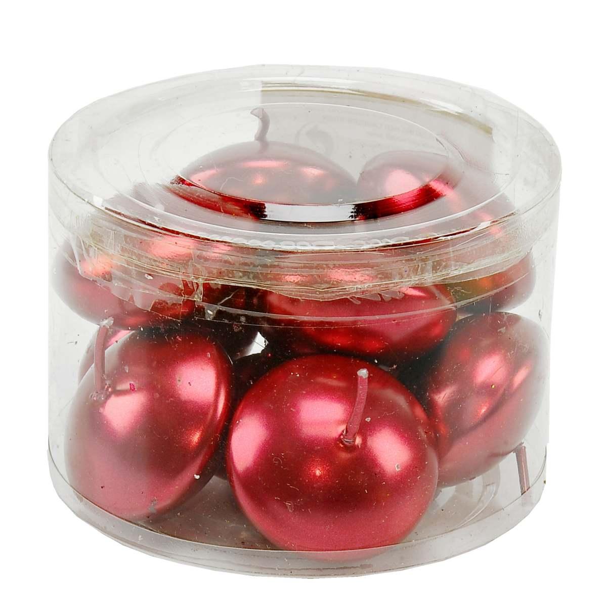 Candela galleggiante rossa Set 10 pz