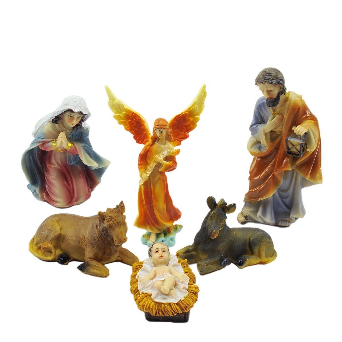 Statua presepe 12 cm natività compresi statua