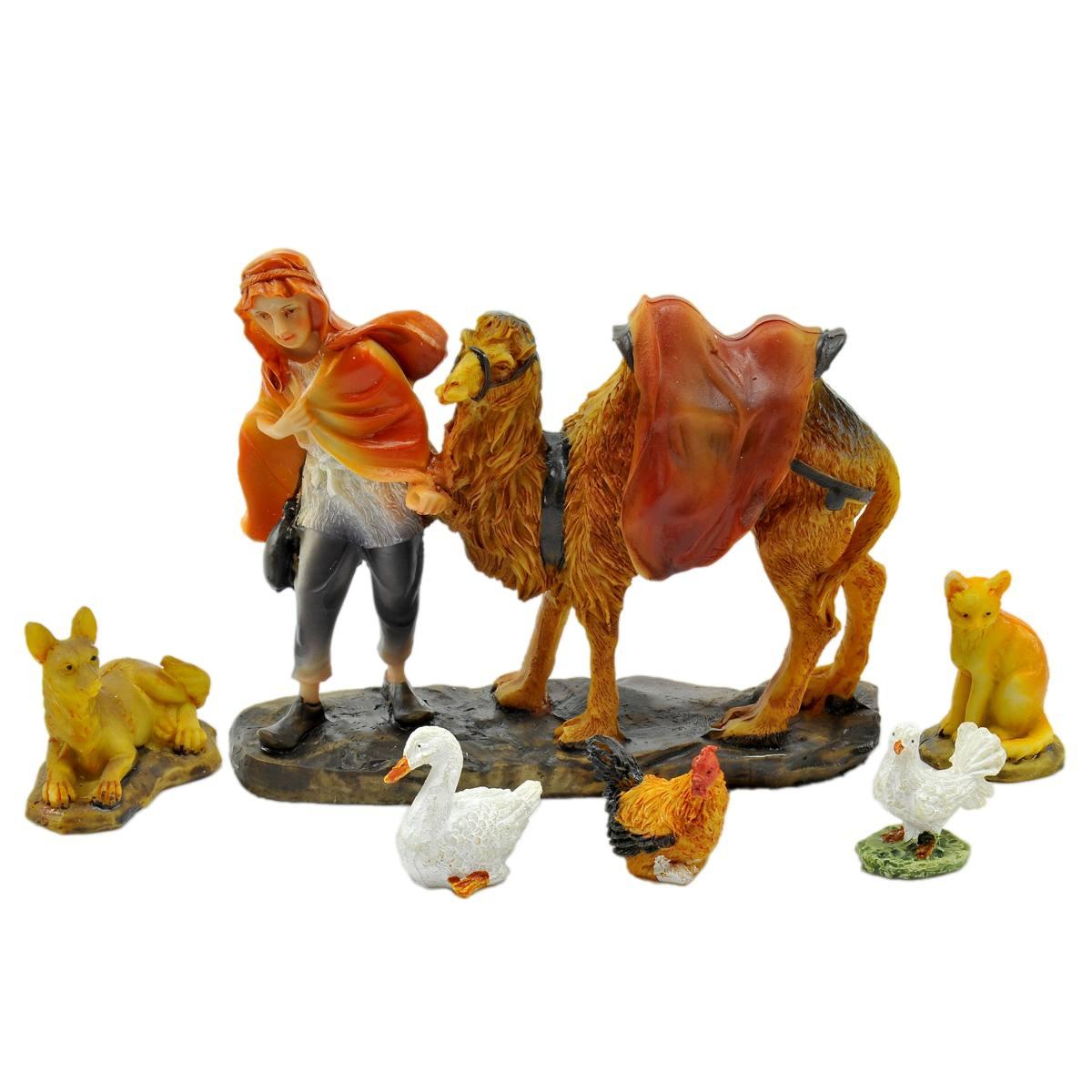 Statua presepe 12 cm natività compresi statua